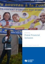 a two-day conference on postal financial inclusion