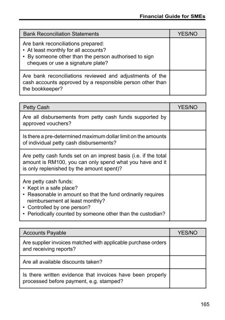 Financial Guide for SMEs - SME Corporation Malaysia