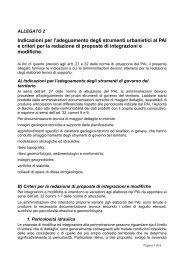 metodologia operativa utilizzata per la definizione delle aree a ...