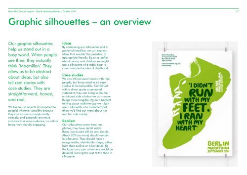 Our silhouettes - Macmillan Cancer Support