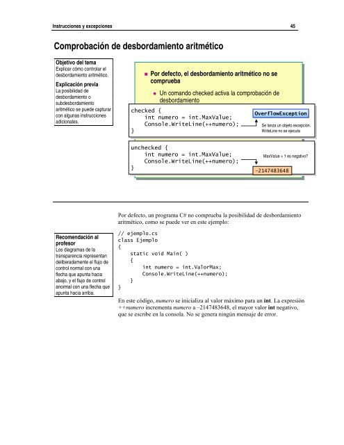 Instrucciones y excepciones.pdf - Willy .Net