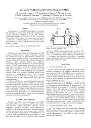 Low-power 5 GHz LNA and VCO in 90 nm RF CMOS - Vrije ...