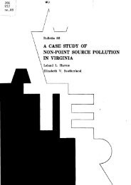 a case study of non-point source pollution in virginia - Virginia Water ...