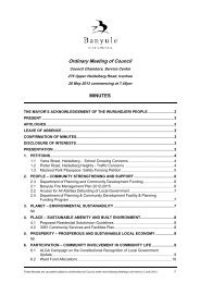 Minutes of Ordinary Meeting of Council - 20 May 2013 - Banyule City ...