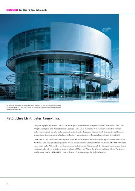 Glasklare Gründe für INFRASTOP - ISO-Fensterbau GmbH