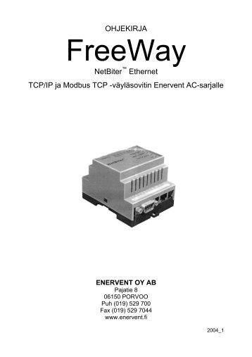 Freeway Ethernet TCP - Enervent
