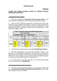 Annexes for the enhanced marriage & parenthood package