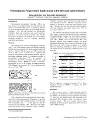 Thermoplastic Polyurethane Applications in the Wire and Cable ...