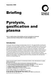 Pyrolysis, gasification and plasma - Gloucestershire Friends of the ...