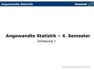 Angewandte Statistik Ã¢Â€Â“ 4. Semester