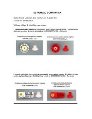 Crotalii oficiale pentru caprine - SC ROMVAC COMPANY SA - ansvsa