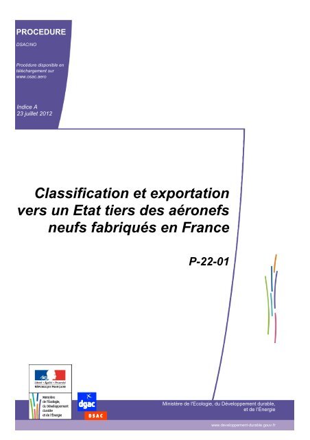 DOCUMENTATION GSAC - Consignes de NavigabilitÃ© franÃ§aises