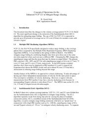 Concept of Operations for the Enhanced VCP 121 to Mitigate Range ...