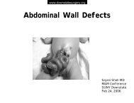 Abdominal Wall Defects - Department of Surgery at SUNY ...