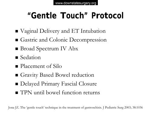 Abdominal Wall Defects - Department of Surgery at SUNY ...