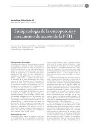 FisiopatologÃ­a de la osteoporosis y mecanismo de acciÃ³n de la PTH