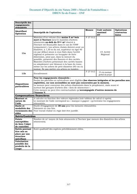 MASSIF DE FONTAINEBLEAU Document d'objectifs ... - Webissimo