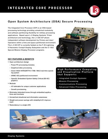 Data Sheet - L-3 Communications