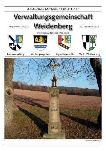 Ausgabe 10 / 2013 - Markt Weidenberg