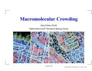 Macromolecular Crowding