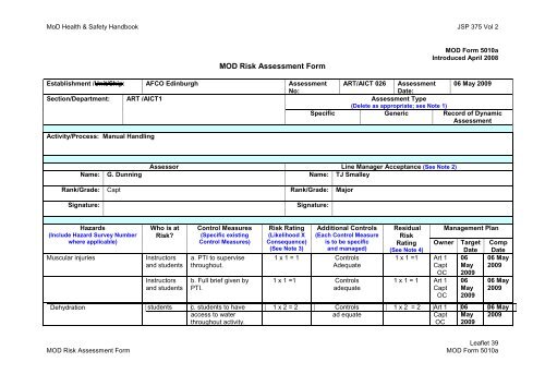 MOD Form 5010a - Ch-change.com