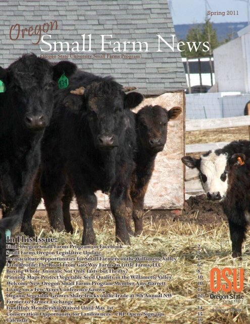 Small Farm News - Oregon Small Farms - Oregon State University