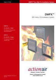 DWFX DRY WALL FIX Installation System - Actionair