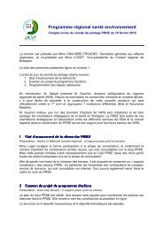 Programme rÃ©gional santÃ© environnement Compte ... - CISS Bretagne