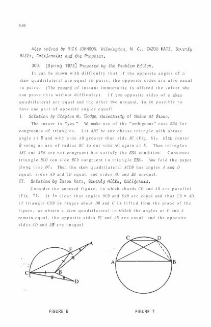 Vol. 5 No 10 - Pi Mu Epsilon