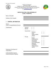 Doh Region 8 Organizational Chart