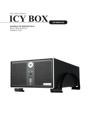 Download Handbuch IB-NAS4220-B - icy-dock.eu