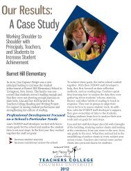 Our Results: A Case Study - The Reading & Writing Project
