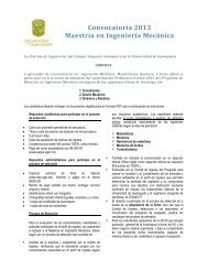 Convocatoria 2013 MaestrÃ­a en IngenierÃ­a MecÃ¡nica - DivisiÃ³n de ...