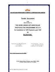 Tender Document - Rajasthan Renewable Energy Corporation Ltd...