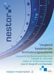 Vergleich bestehender Archivierungssysteme - edoc - Humboldt ...