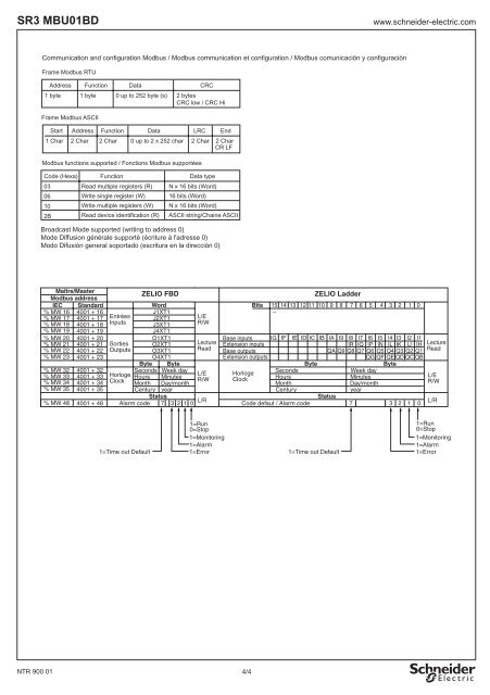 SR3 MBU01BD - Schneider Electric