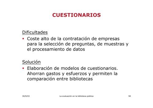 La evaluaciÃ³n en la biblioteca pÃºblica: indicadores y otros ... - sinic