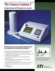 Genesys Gamma 1.indd - Laboratory Technologies, Inc.