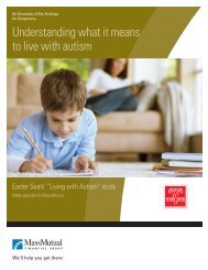 Understanding What It Means to Live With Autism (PDF) - MassMutual