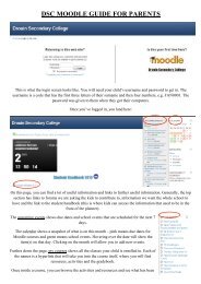 DSC MOODLE GUIDE FOR PARENTS