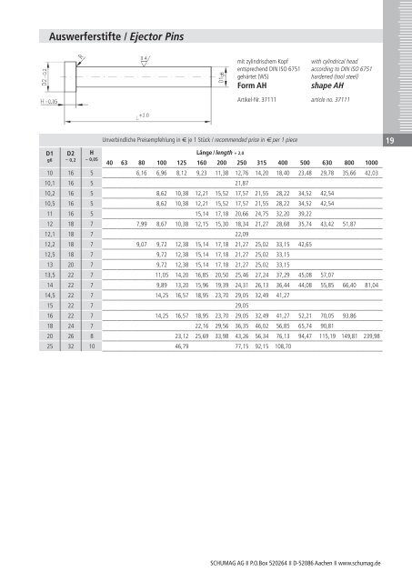 10.1_lay_NT Preisliste 2012.indd - Schumag AG