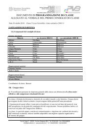 documento di programmazione di classe allegato al ... - Polo Valboite