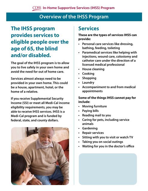 Overview of the IHSS Program