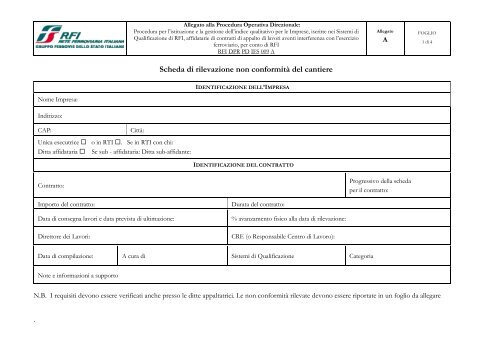 A 01-07-2013 Emissione per applicazione Firmato G. De Carlo ... - Rfi