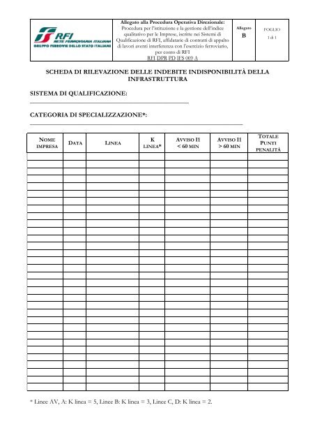 A 01-07-2013 Emissione per applicazione Firmato G. De Carlo ... - Rfi