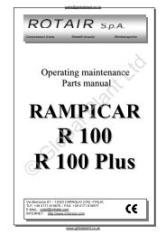 Rotair Rampicar R100 Parts - Global Construction Plant ...