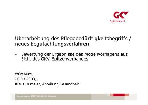 Bewertung der Ergebnisse des Modellvorhabens aus ... - MDK Bayern