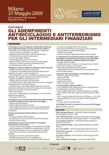 Programma e Scheda di adesione - aira