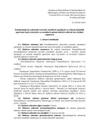 İnzibati reqlament - Standartlaşdırma, Metrologiya və Patent üzrə ...