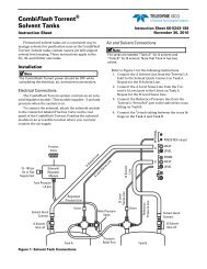 CombiFlash Torrent Solvent Tanks Instruction Sheet - Isco